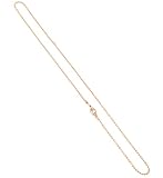 Copper 1mm Bead Polished Finish Chain Necklace 19 inch Secure with Lobster Clasp