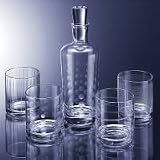Mikasa Cheers 47-Ounce DOF Decanter Set with 4 Glasses