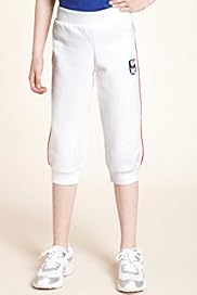 London 2012 Cotton Rich Wide Waistband Cropped Joggers