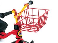 Childrens Toyshop  Kitchen & Housewares : Puky Bicycle Handlebar Basket Red