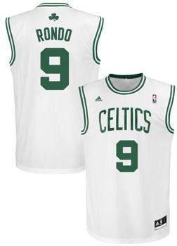 Boston Celtics Rajon Rondo NBA Revolution 30 Replica Home Jersey