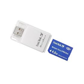 SanDisk �������[�X�e�B�b�NPRO Duo with MicroMate 4GB SDMSPDR-4096-J85