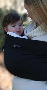 Karma Baby Organic Cotton Twill Baby Sling - Black - Size Medium