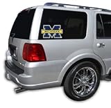 Michigan Wolverines 12x10 Die-Cut Window Film - COLLEGE ATHLETICS Sports Merchandise