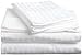 Home Couture Italian 3PC Twin Sheet Set, Striped White