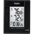 Oregon Scientific RMR382-B Wireless Indoor/Outdoor Thermometer with Atomic Clock, Black
