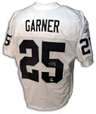 Charlie Garner Signed Oakland Raiders Authentic White Reebok Jersey