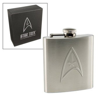 Star Trek 6oz Stainless Steel Hip Flask