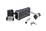 Master Lock 1467DAT Chrome Steel Trailer Hitch Receiver Lock