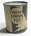1940s Fresh London Fog In A Can Novelty Tin Can Postcard