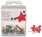 Produkt-Bild: 5star Landkartennadeln 5mm rot VE=100 St&uuml;ck