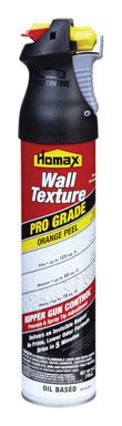 Homax Wall Texture Pro Grade Orange Peel 125 Sq Ft, 70 Sq Ft, 85 Sq Ft Can Fine