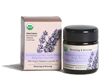 Aromatherapeutic Body Butter - w/ Bulgarian Lavender Oil (USDA certified organic)