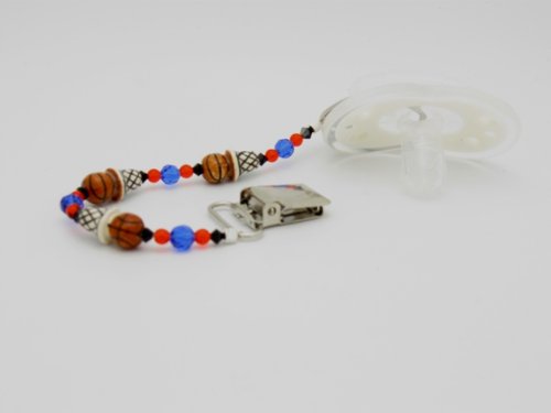 Basketball Pacifier Clip - WorldS Cutest Pacifier Holder