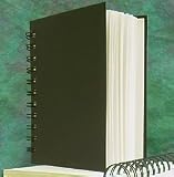 Black Cover Sketchbook- Spiral Wirebound 5-1/2x8 Inches