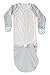 Goumikids Goumijamms Organic Smart Baby Gown, With No Scratch Mitts and Foot Pockets With Easy Diaper Change