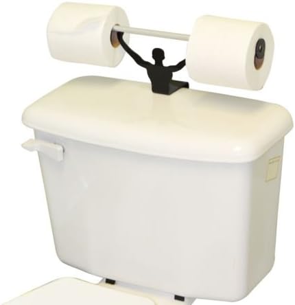 NEW Strong Man Funny Bathroom Toilet Paper Tissue Roll Holder Weightlifter Novelty