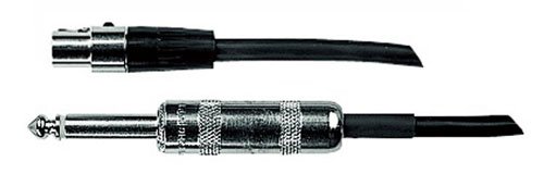 Shure WA302 Instrument Cable for Body-Pack Transmitters, 2\'