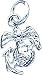 Sterling Silver Marine Corps Emblem Charm
