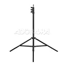 Westcott Pro 8' Free Sliding Lightstand with 5/8 Mounting Stud, 4 Sections with 3 Risers, Black Anodized.