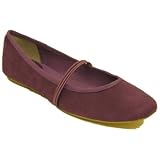 Womens Purple Comfort Flat Ladies Pumps Shoes