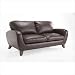 Vicky Bonded Leather Loveseat