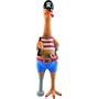 Westminster Pet 80527-1 Ruffin It Captain Jack Chicken Dog Toy