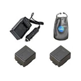 ValuePack (2 Count): Digital Replacement Battery PLUS Mini Battery Travel Charger for Specific Digital Camera and Camcorder Models / Compatible with Panasonic VW-VBN130, VW-VBN130K, VW-VBN130PP, VW-VBN130E, VWVBN130, VWVBN130K, VWVBN130PP, VWVBN130E Charges with Intelligent Charge Technology - Inclu