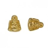 Chrysalis Laughing Buddha Gold Charm Bead