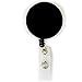 Heavy Duty Retractable Badge Reel with Reinforced Vinyl Strap Clip - Strong Badge Holder with Metal Belt Clip - Black and Chrome Reels for Nurses Packaged and Sold Individually by Specialist ID