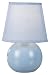 Normande HE1-1152-BL Smitty Table Lamp, each, Blue ceramic base.