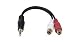 Electronics : Kinamax CB-RCA35 3.5mm Male Audio Stereo Plug to Dual RCA Female Jack Y cable - 6 inch