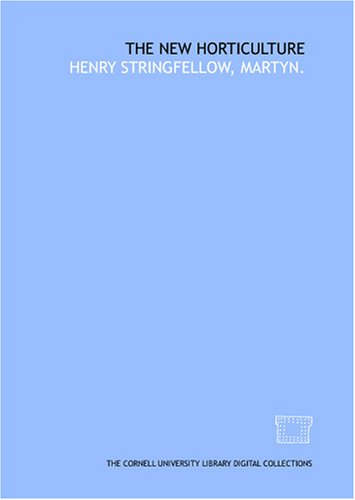 The new horticulture