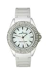 AK Anne Klein Ceramic Bracelet Mother-of-pearl Dial Women's watch #10/9683MPWT