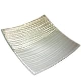 Large Fluted Glass Serving Platter