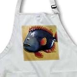 Fish Out Of Water - Waist Apron With Pockets