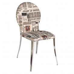 NewsPaper Print Chair