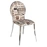 Euro NewsPaper Print Chair