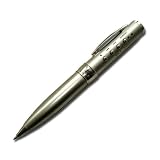Sliver 2GB USB 2.0 Invisible Writer Digital Media Spy Pen MP3 WMA Player Voice Recorder Flash Drive with Lithium Rechargeable Battery (up to 140 Hours recording)