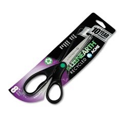 Kleen Earth Recycled Stainless Steel Scissors, 8" Straight ACM41418