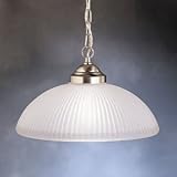 1 Lt Pendant, Brushed Nickel, Etched glass