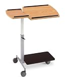 Laptop Computer Stand - Oak/ Silver