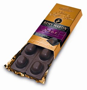 Goldkenn Fine Swiss Chocolate - Remy Martin Filled Chocolate Truffles Bar (3.5 Oz)