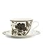 Kitchen & Housewares : Mikasa Cocoa Blossom Large Cappuccino Cup&Saucer 12Oz