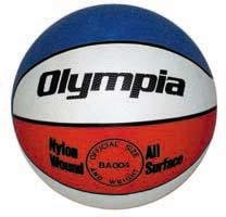 Budget Basketball - Olympia Deluxe, Red/White/Blue Official - Equipment
