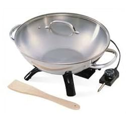 Presto 05900 1500-Watt Stainless-Steel Electric Wok