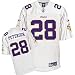 Adrian Peterson Jersey: Reebok White Replica #28 Minnesota Vikings 