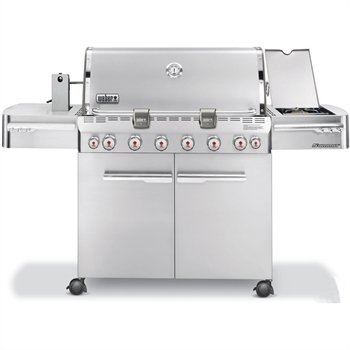 Weber Summit Series: 1880301 74'' Freestanding Gas Grill with 769 sq. in. Cooking Area, 6 Stainless