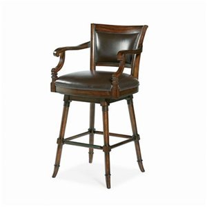 Bernhardt Furniture 562-588 Johns Bar Stool, Warm brown
