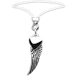 Angel Wing Hearts Illusion Stretch Toe Ring
